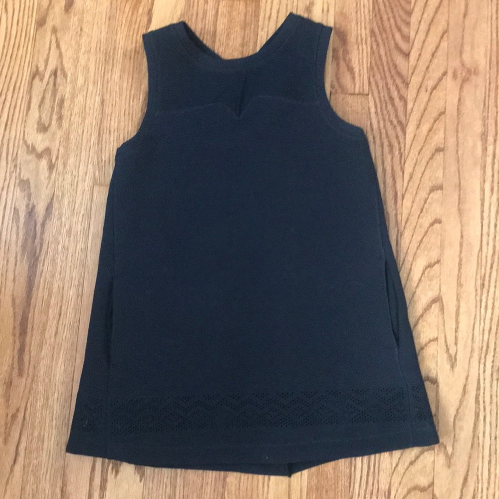 size 12 black ivivva tank top!